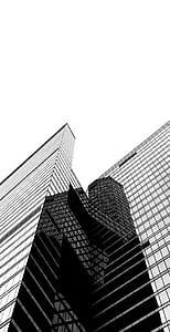 black and white photo of concrete building thumbnail