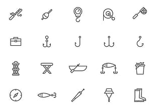 Download Gone Fishing Svg Free Background Free SVG files | Silhouette