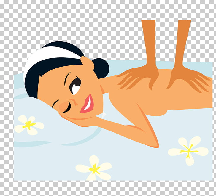 Illustration Cartoon Illustrations Do Spa Relax Body Massage Illustration Png Clipart Free Cliparts Uihere