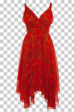 Red Evening Dresses Clip Art