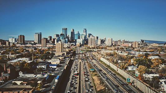 aerial photography of city at daytime thumbnail