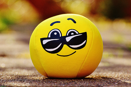 yellow emoji ball on ground thumbnail