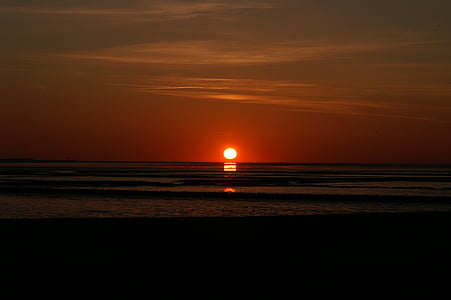 landscape photo of ocean photo taken during sunset thumbnail