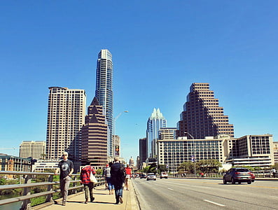 people walking at bridge thumbnail