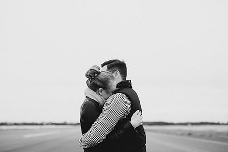 man and woman hugging each other thumbnail