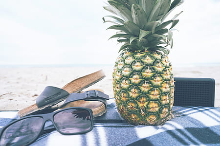 sunglasses, ocean, pineapple, colors thumbnail