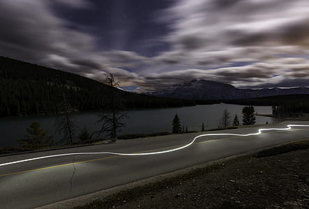 lighting photography on road thumbnail
