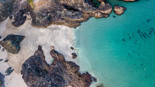 aerial photography of island thumbnail