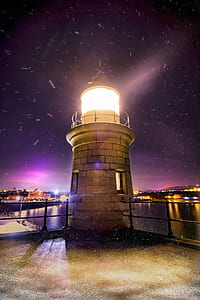lighthouse near body of water thumbnail