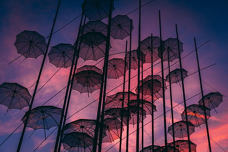 umbrellas at the pole thumbnail