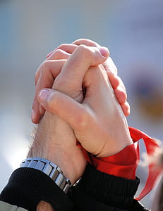 shallow focus photography of person's hands thumbnail