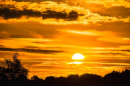dawn, landscape, sky, sunset thumbnail