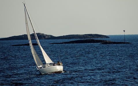 sail boat on body of water thumbnail