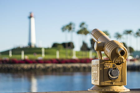 close-up photo of coin operated telescope thumbnail