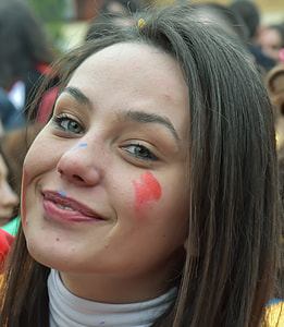 woman with face paint thumbnail