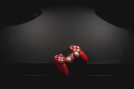 Red and White Sony Dualshock 4 Wireless Controller thumbnail