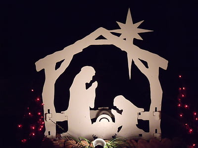 religious cardboard decor thumbnail