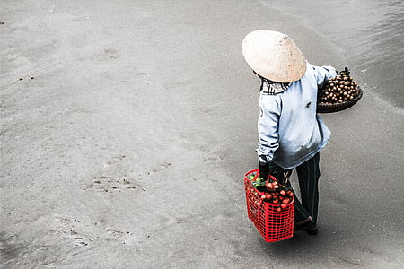 person carrying a basket thumbnail