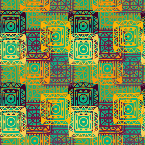 Hand drawn abstract seamless pattern vectors 04 eps file