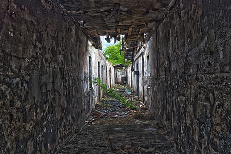 concrete hallway at daytime thumbnail