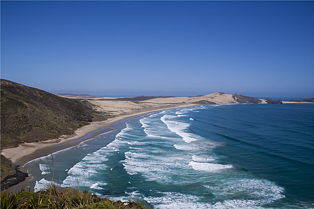 aerial photo of beach thumbnail