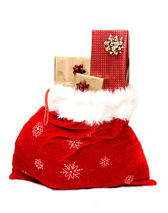 red and white santa bag thumbnail