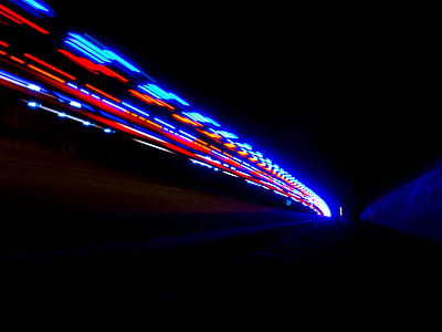 timelaps photography of road thumbnail