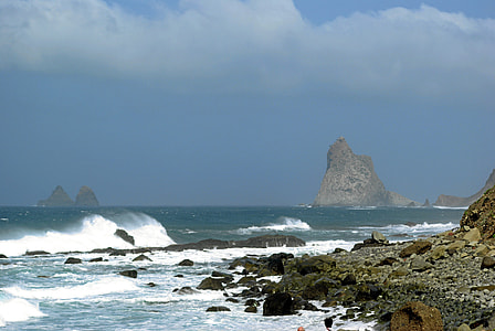 Roques de Anaga Coastline landscape in Santa Cruz de Tenerife in Spain thumbnail