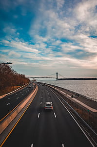 gray SUV on road thumbnail