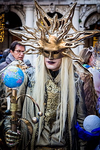 man wearing mythical creature costume thumbnail