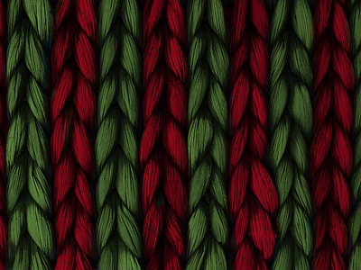 red and green striped illustration thumbnail