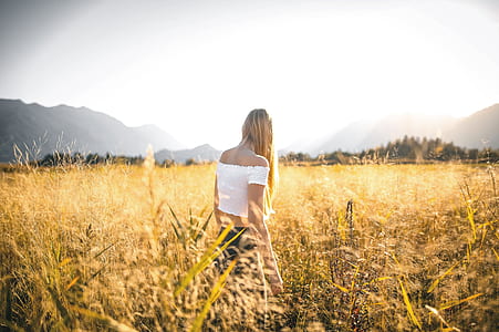 landscape, nature, sky, woman thumbnail