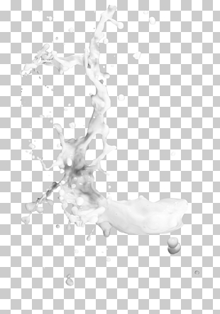 Milk Splash , Milk splash, spilled white liquid PNG clipart