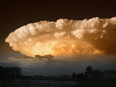 brown clouds at golden hour thumbnail