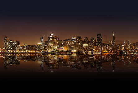 panoramic photography of city escape during night thumbnail
