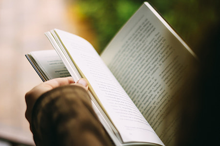 person reading book thumbnail