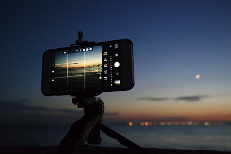 black smartphone thumbnail