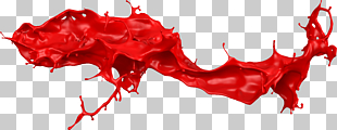 Paint Ink brush, Red paint splash, red liquid PNG clipart