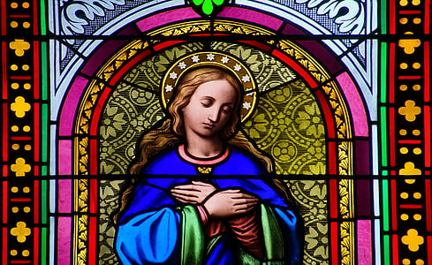 religious image stained glass decor thumbnail