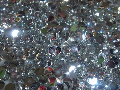 closeup of silver jewelry bead lot thumbnail