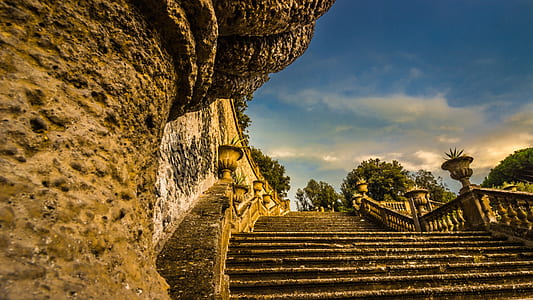 brown concrete stair thumbnail