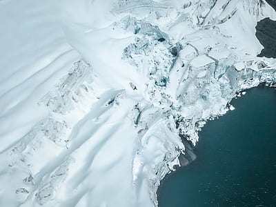 aerial photography of iceberg thumbnail