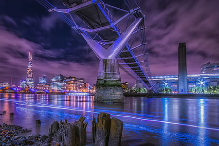 city, sky, lights, night thumbnail
