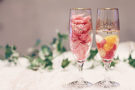 two glass champagne glass decors thumbnail