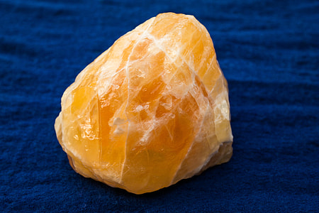 quartz crystal on blue textile thumbnail