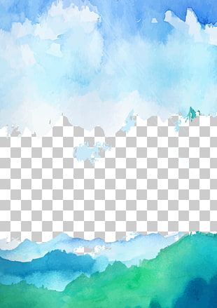 Sky Cartoon Cloud, cartoon sky, nature painting PNG clipart