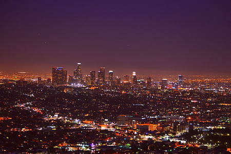 los angeles, skyline, usa, accommodation, night city, city trip thumbnail