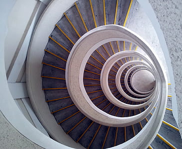 architectural photography of a twirl stair thumbnail