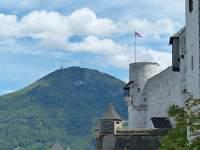 gray castle near hill thumbnail
