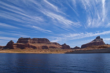mountain near body of water thumbnail